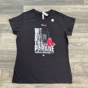 NWT Boston Red Sox World Series 2013 Shirt Women's XL We Own the Parade Black